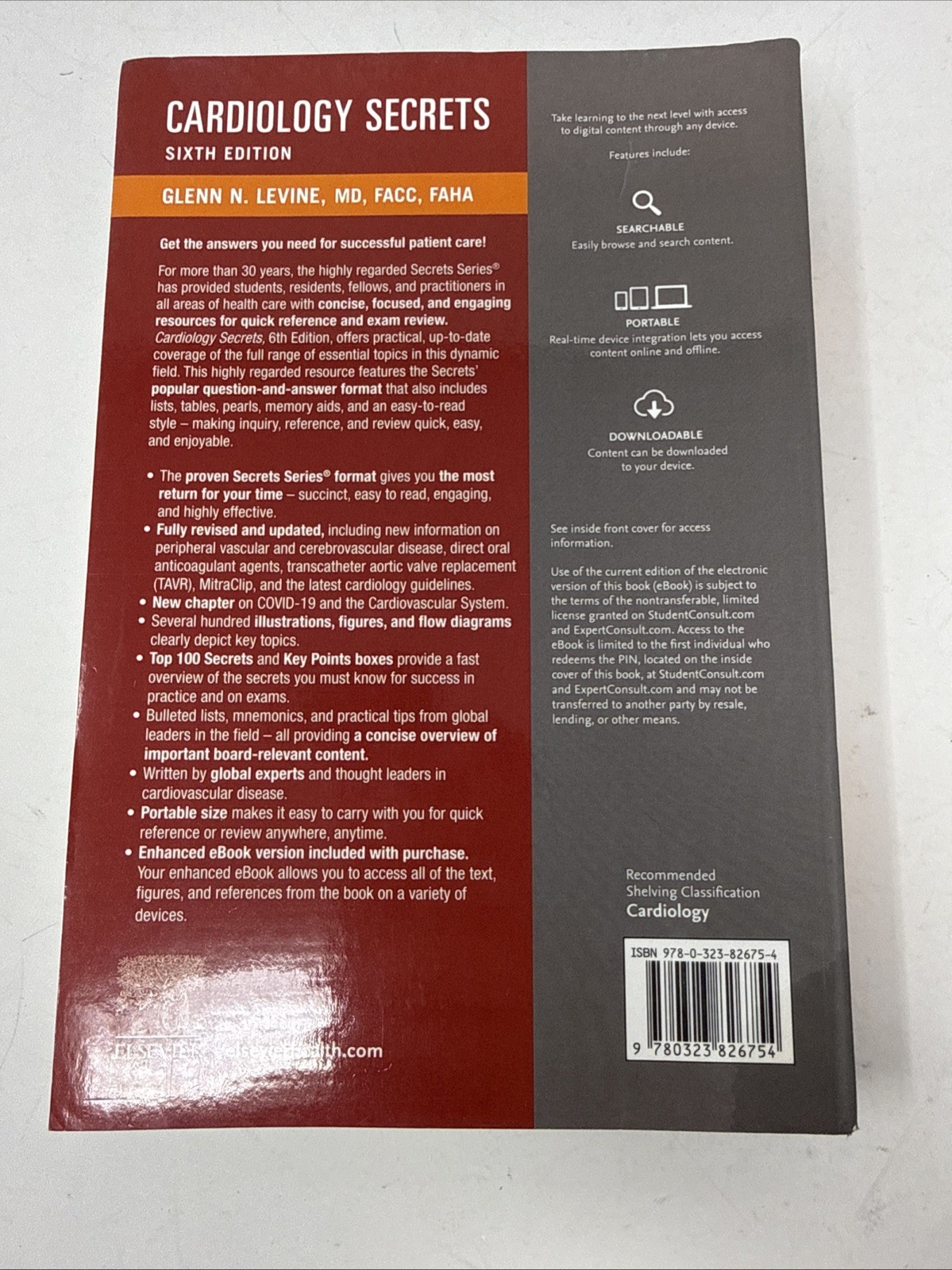 Cardiology Secrets 2023 Sixth Edition Elsevier Medical Textbook