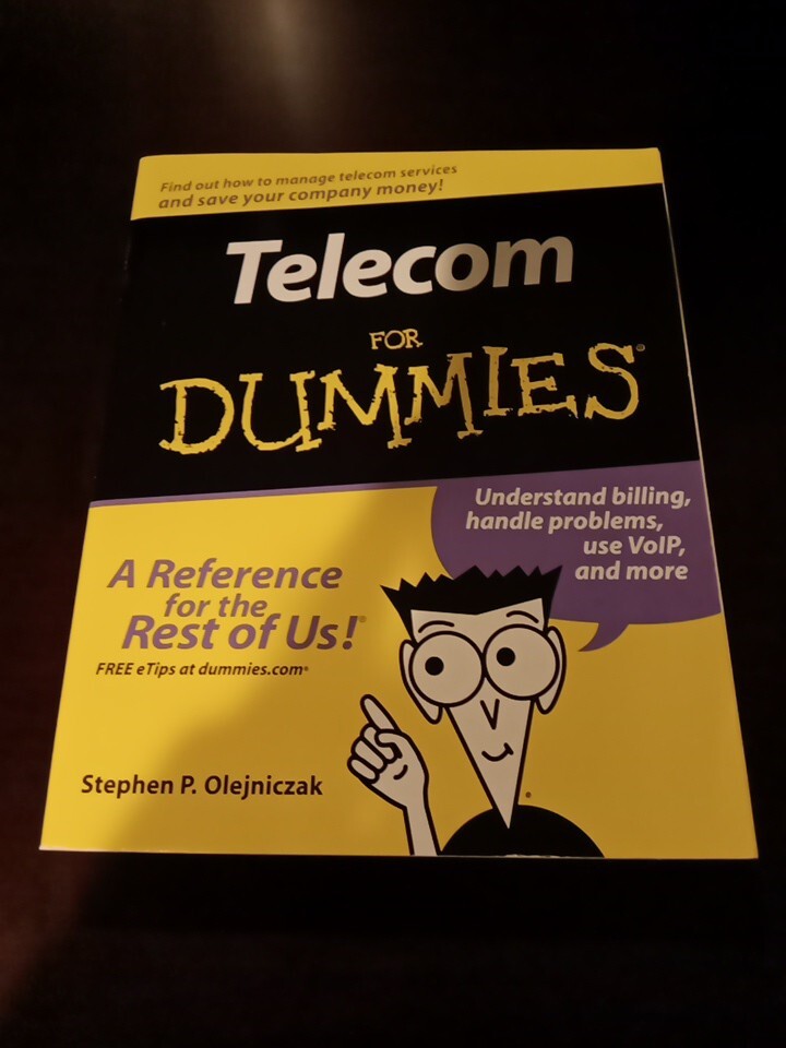 New! Telecom for Dummies, Stephen P. Olejniczak, Softcover, 2006 (364 pages)