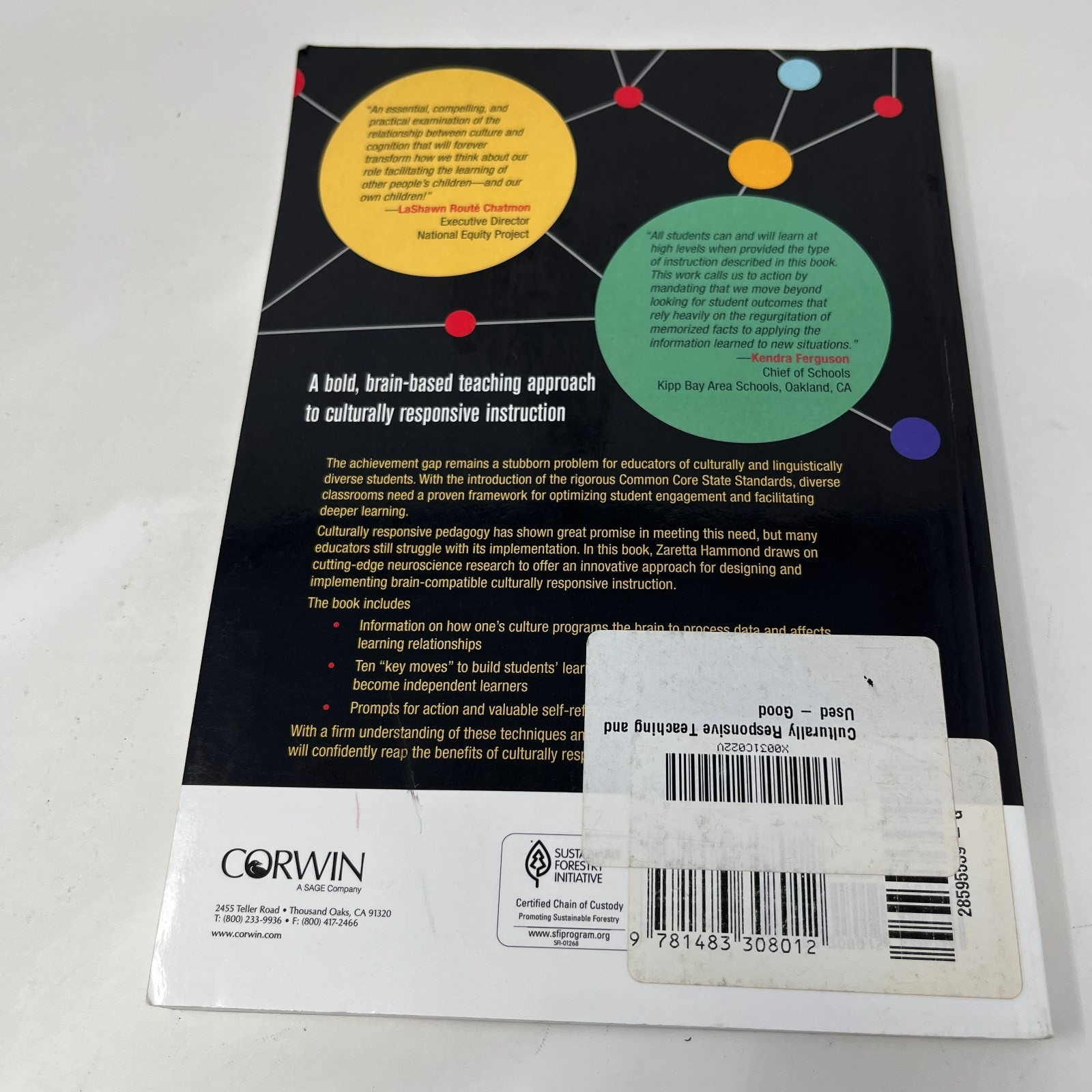 Culturally Responsive Teaching and The Brain by Zaretta Hammond – Paperback