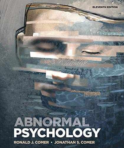 Abnormal Psychology – Paperback, by Comer Ronald; Comer Jonathan – Acceptable