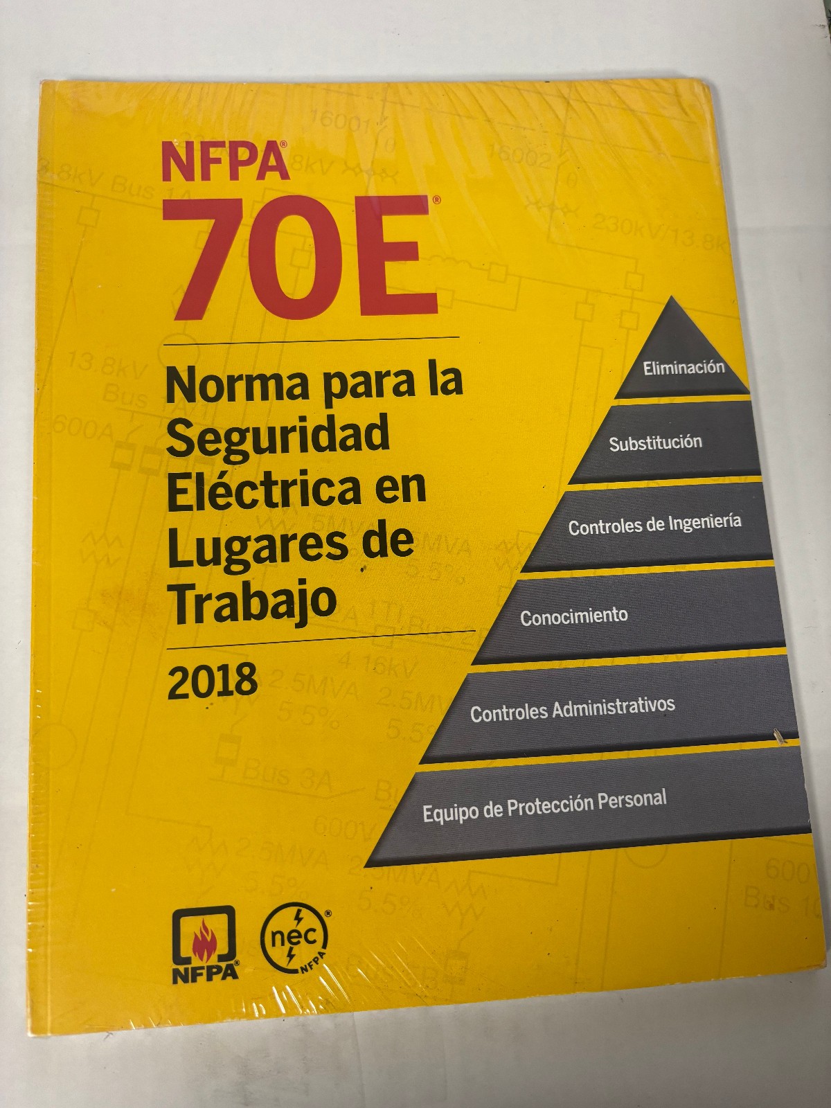 NFPA 70E Norma para la Seguridad Electrica en Lugares de Trabajo Paperback 2018