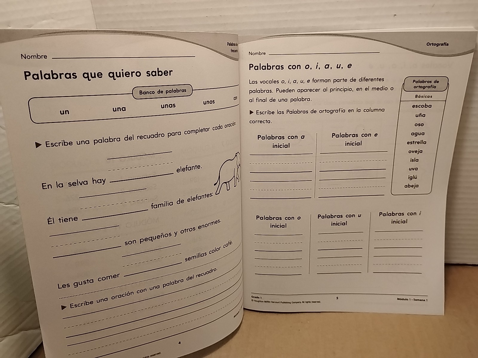 HMH Arriba la Lectura ! Aprende y demuestra : Grado 1 – Practica Independiente