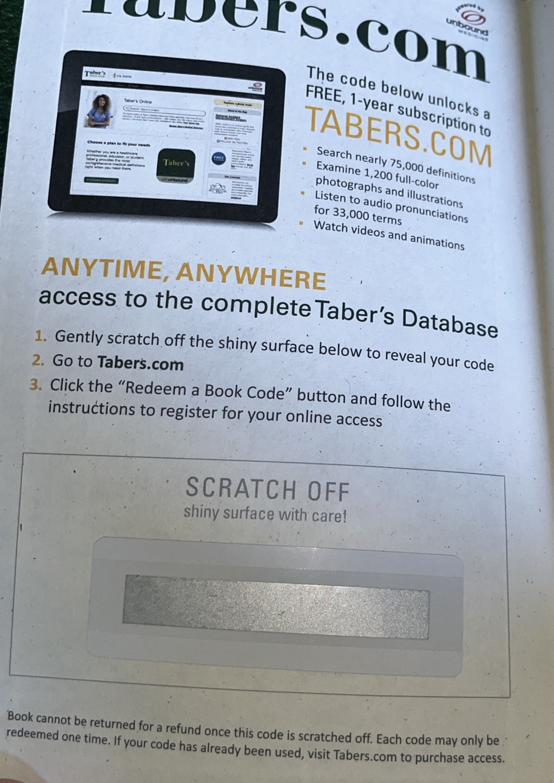 Taber’s Cyclopedic Medical Dictionary by Donald Venes (2021, Trade Paperback)