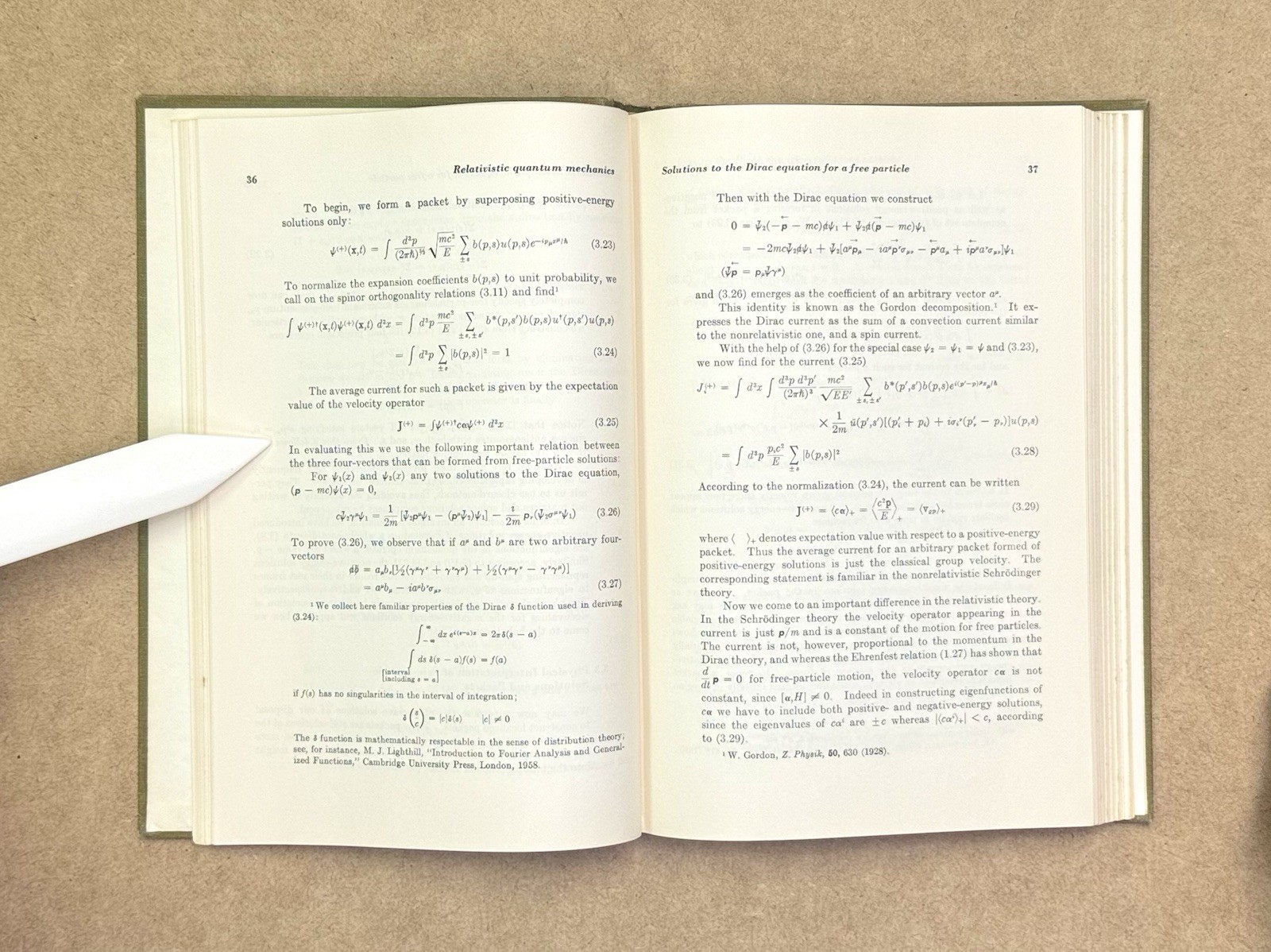 Vintage 1964 Relativistic Quantum Mechanics by Bjorken & Drell HCVG 1st Edition