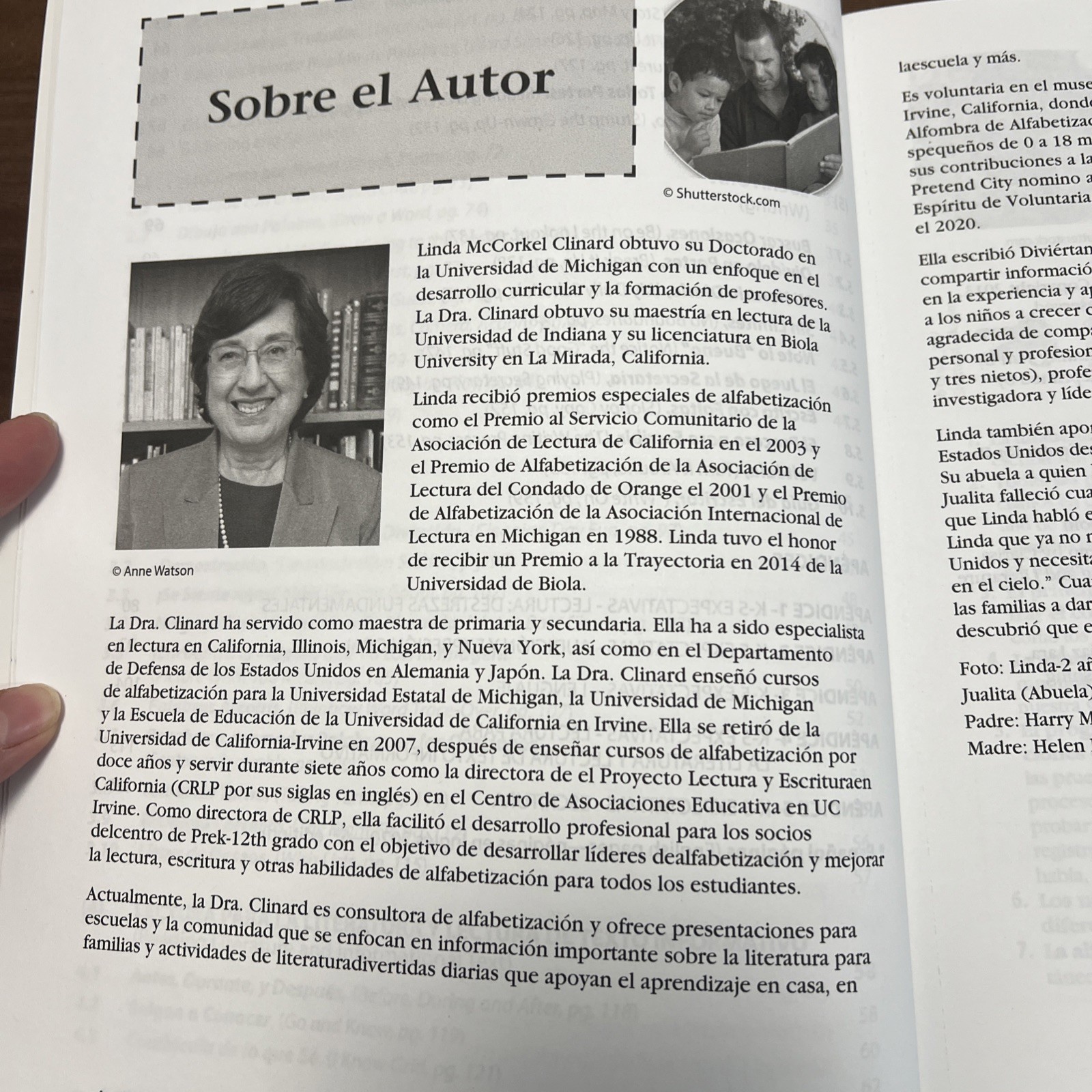 Family Time Reading Fun Spanish Extracts by Linda M Clinard, Tercera Edición