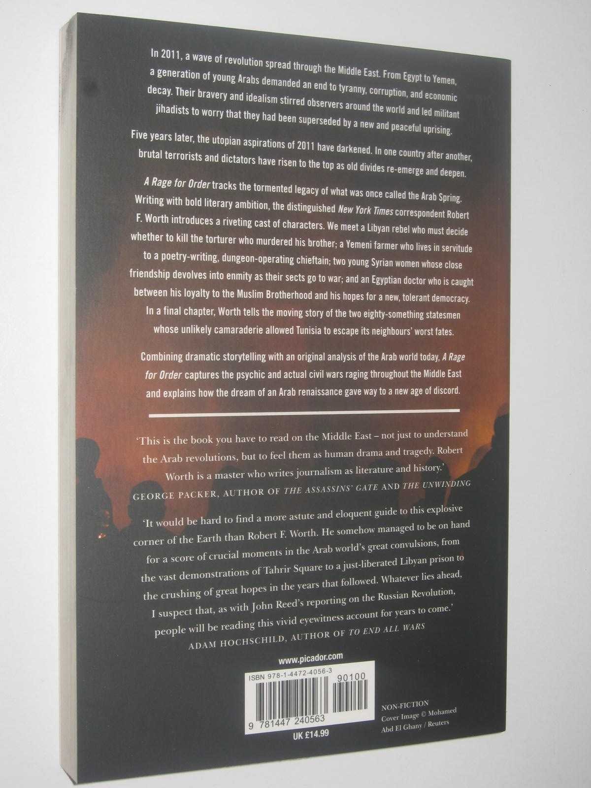 A Rage For Order by Robert F Worth Large PB 9781447240563 Picador