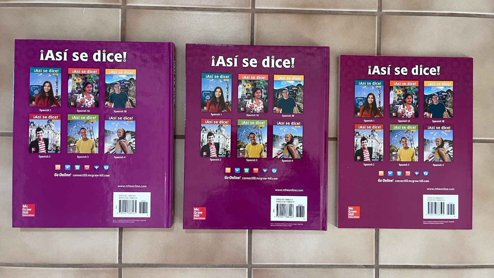 NEW ¡Asi Se Dice! Spanish 4, Teacher’s Edition, Student, Workbook McGraw-Hill