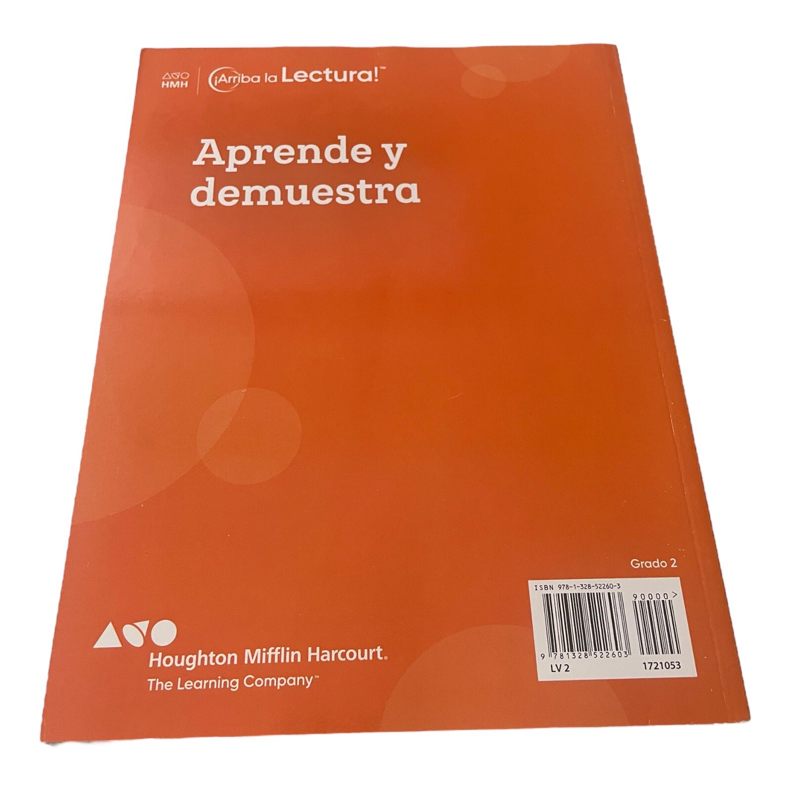 HMH Arriba la Lectura Aprende y Demuestra Grado 2