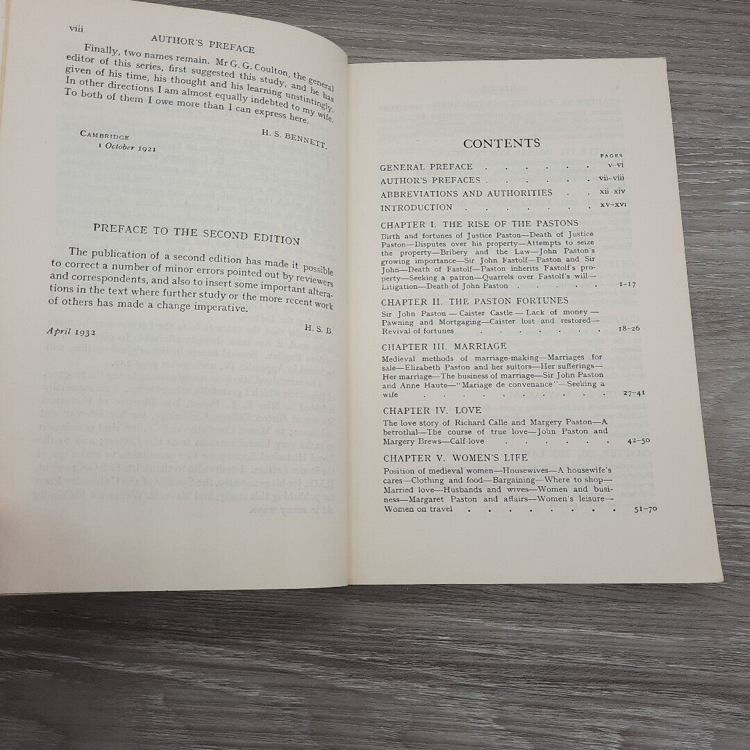 1968 Social History The Pastons and Their England H. S. Bennett